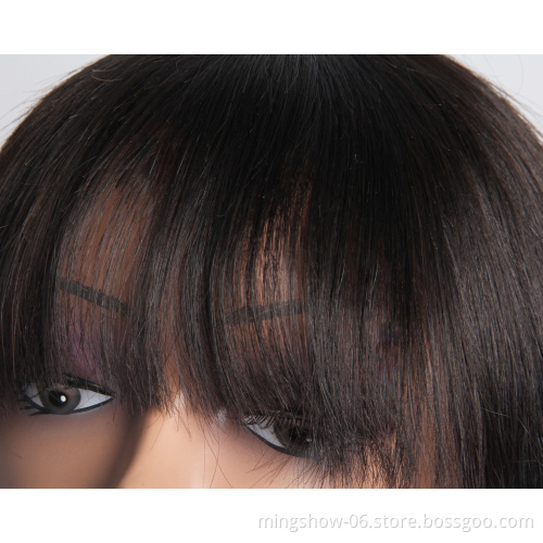 Fast delivery top quality remy human hair full lace wig for black women